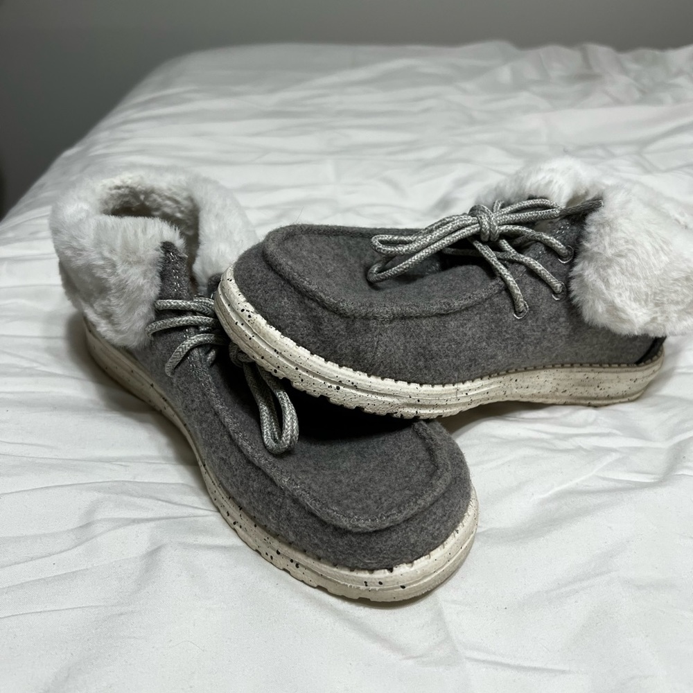 Cozy Grey Hey Dudes